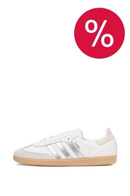 Adidas: Белые кроссовки  Samba
