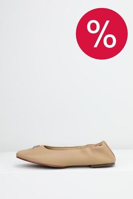 Tommy Hilfiger: Бежевые балетки 
