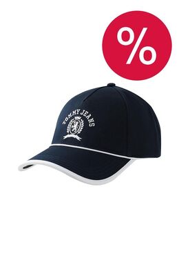 Tommy Jeans: Синяя кепка 