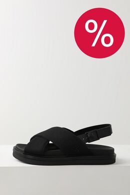 Calvin Klein: Чёрные сандалии 