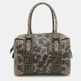 Fendi: Коричневая сумка  Boston