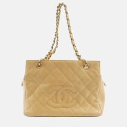 Chanel: Бежевая сумка 