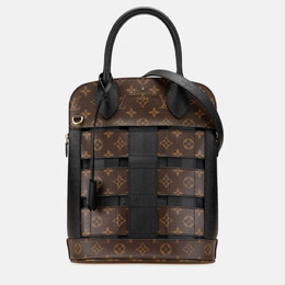 Louis Vuitton: Коричневая сумка-шоппер 