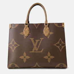Louis Vuitton: Коричневая сумка-шоппер 