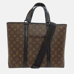 Louis Vuitton: Коричневая сумка-шоппер 