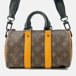 Louis Vuitton: Коричневая сумка  Keepall