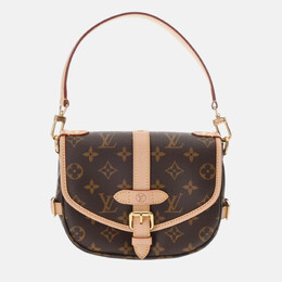 Louis Vuitton: Коричневая сумка 