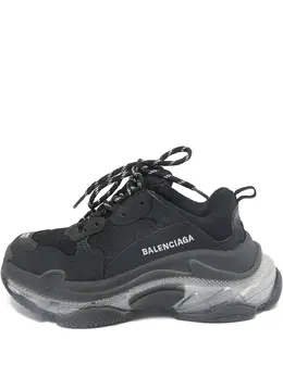 Balenciaga Pre-Owned: Чёрные кроссовки 