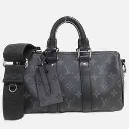 Louis Vuitton: Тёмная сумка  Keepall