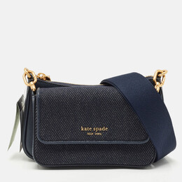 Kate Spade: Синяя сумка через плечо 