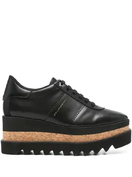 Stella McCartney: Чёрные кроссовки  Sneak Elyse