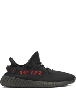 adidas YEEZY: Чёрные кроссовки 