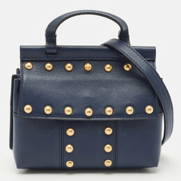 Tory Burch: Синяя сумка на руку 