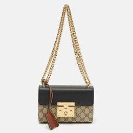 Gucci: Бежевая сумка  GG Supreme