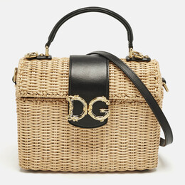Dolce & Gabbana: Чёрная сумка на руку  DG