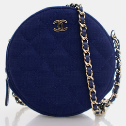 Chanel: Голубой клатч 