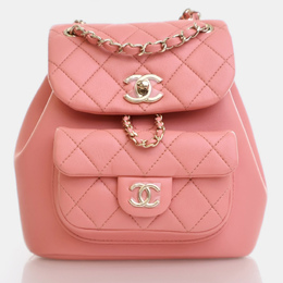 Chanel: Розовый рюкзак 