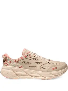 HOKA: Бежевые кроссовки 