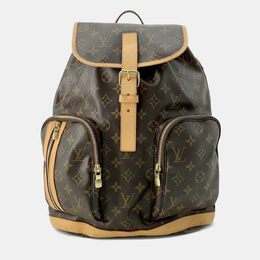 Louis Vuitton: Коричневый рюкзак 