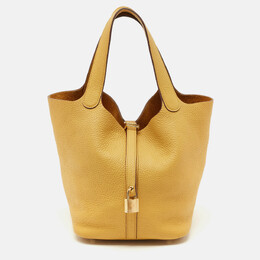 Hermes: Жёлтая сумка 