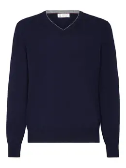 Brunello Cucinelli: Свитер с v-образным вырезом 