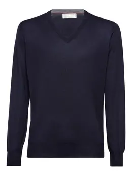 Brunello Cucinelli: Свитер с v-образным вырезом 