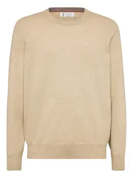 Brunello Cucinelli: Бежевый свитер 