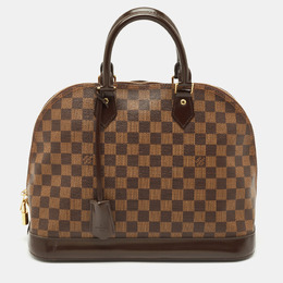 Louis Vuitton: Коричневая сумка 