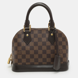 Louis Vuitton: Коричневая сумка  Alma BB
