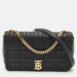 Burberry: Чёрная сумка  Lola
