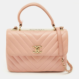 Chanel: Розовая сумка на руку 