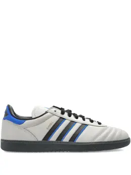 adidas: Чёрные кроссовки  Samba