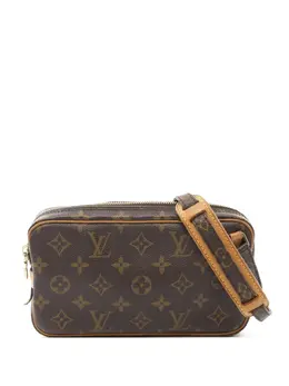 Louis Vuitton Pre-Owned: Коричневая сумка через плечо 