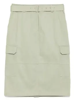 Maison Kitsuné: Зелёная юбка 