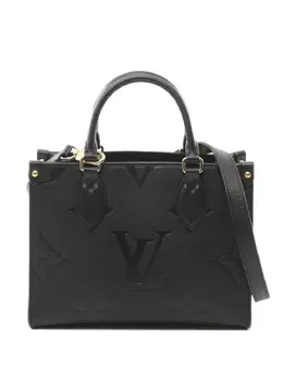 Louis Vuitton Pre-Owned: Чёрная сумка-шоппер 