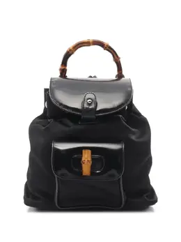 Gucci Pre-Owned: Серебристый рюкзак 