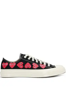 Comme Des Garçons Play: Чёрные кроссовки 