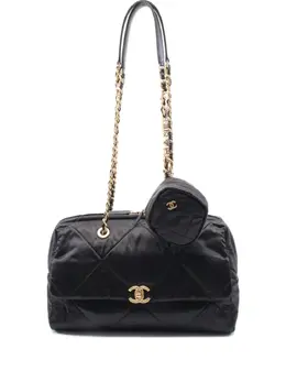 CHANEL Pre-Owned: Чёрная сумка 
