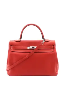 Hermès Pre-Owned: Оранжевая сумка-шоппер 