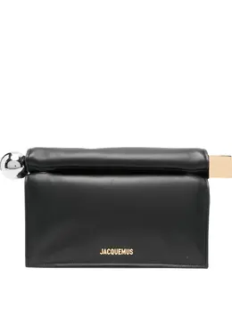 Jacquemus: Чёрный клатч 