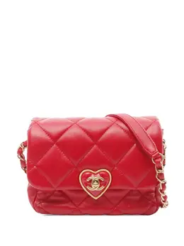 CHANEL Pre-Owned: Красная сумка через плечо 