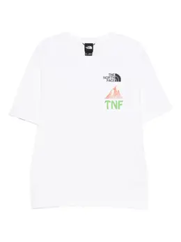 The North Face: Белая футболка 