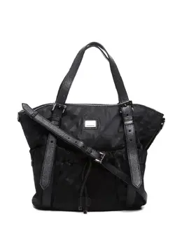 Burberry Pre-Owned: Чёрная сумка-шоппер 