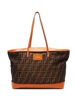 Fendi Pre-Owned: Коричневая сумка-шоппер 