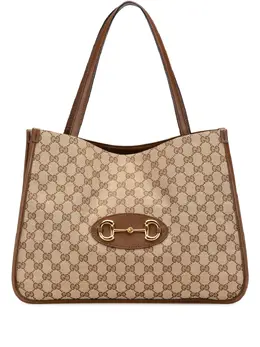 Gucci Pre-Owned: Коричневая сумка-шоппер 
