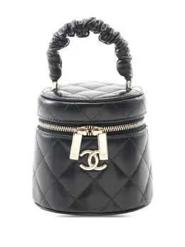 CHANEL Pre-Owned: Чёрная сумка 