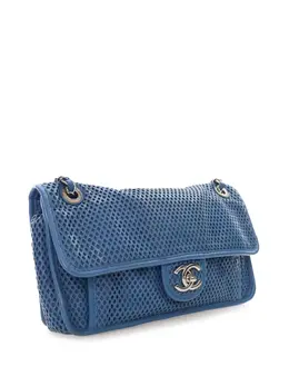 CHANEL Pre-Owned: Голубая сумка 