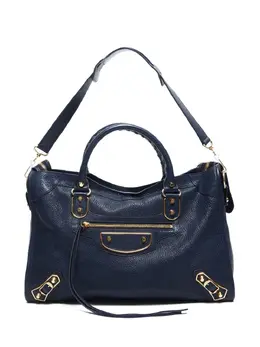 Balenciaga Pre-Owned: Синяя сумка-шоппер 