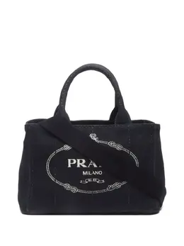 Prada Pre-Owned: Чёрная сумка-шоппер 