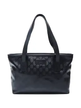 Gucci Pre-Owned: Чёрная сумка-шоппер 